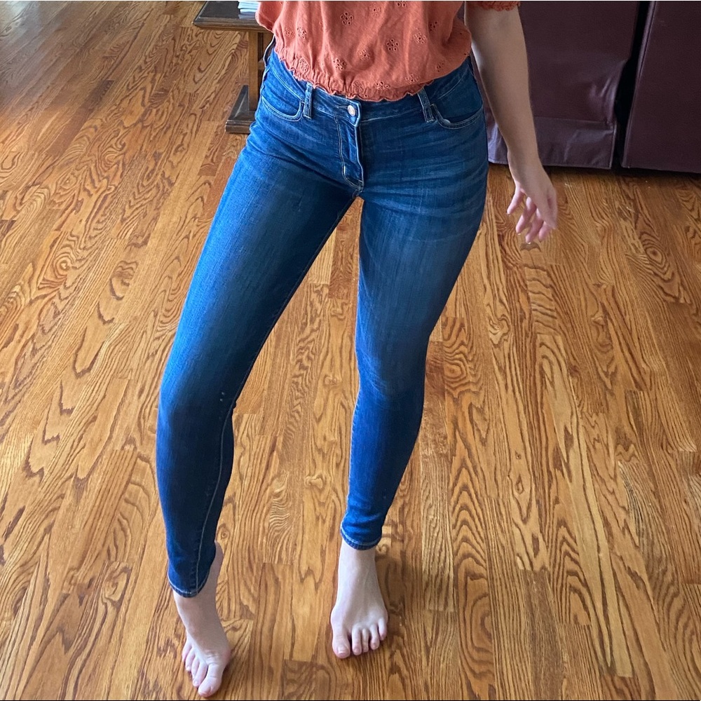 Dark Wash AE Skinny Jeans